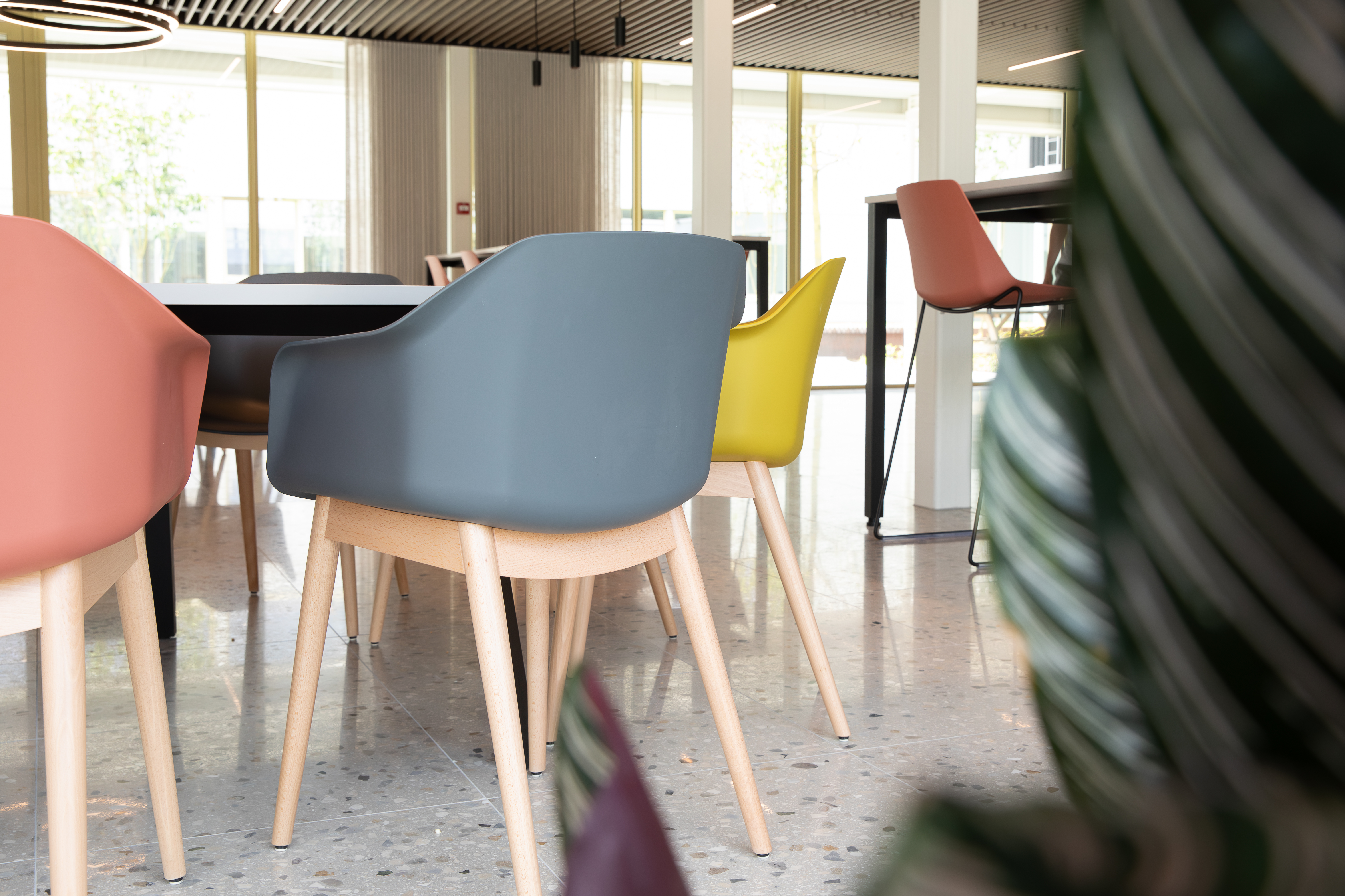 Koda stoelen in lunchruimte